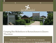 Tablet Screenshot of molinshoeve.nl